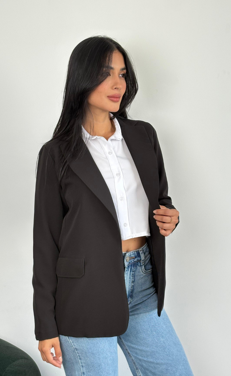 Blazer Corte Princesa – Talla Única