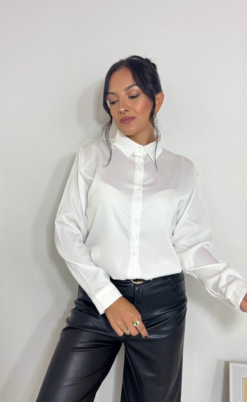 Camisa Satinada Básica