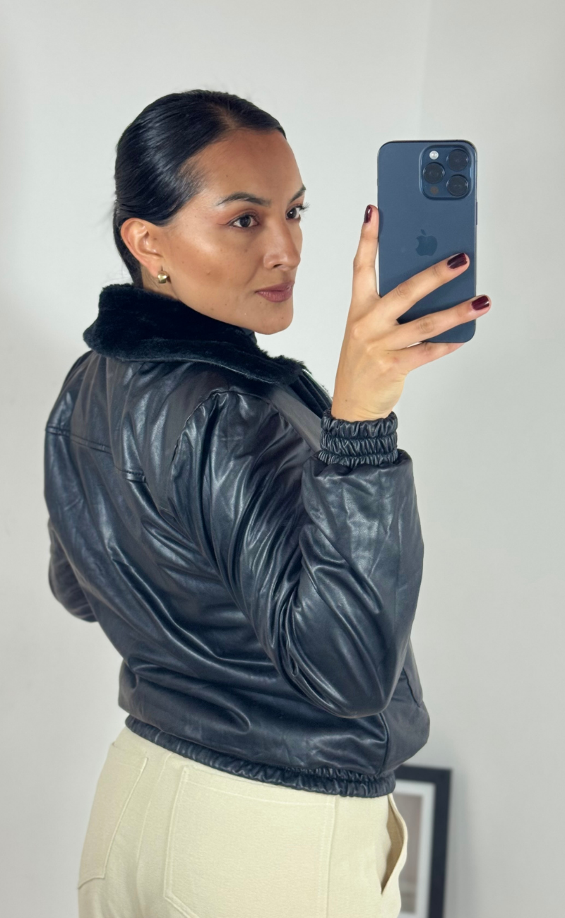 Chaqueta Cuerotex - Negra