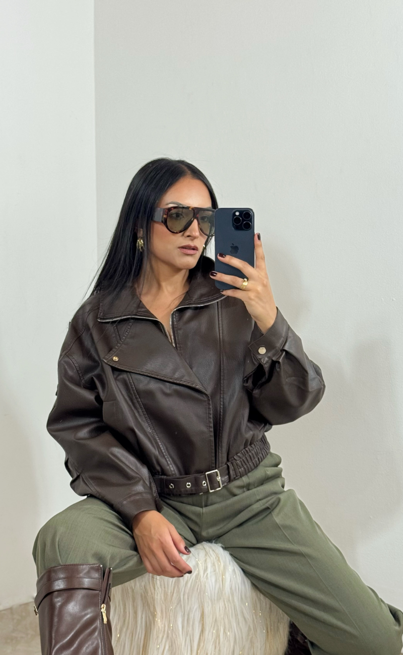 Chaqueta Bomber Oversize