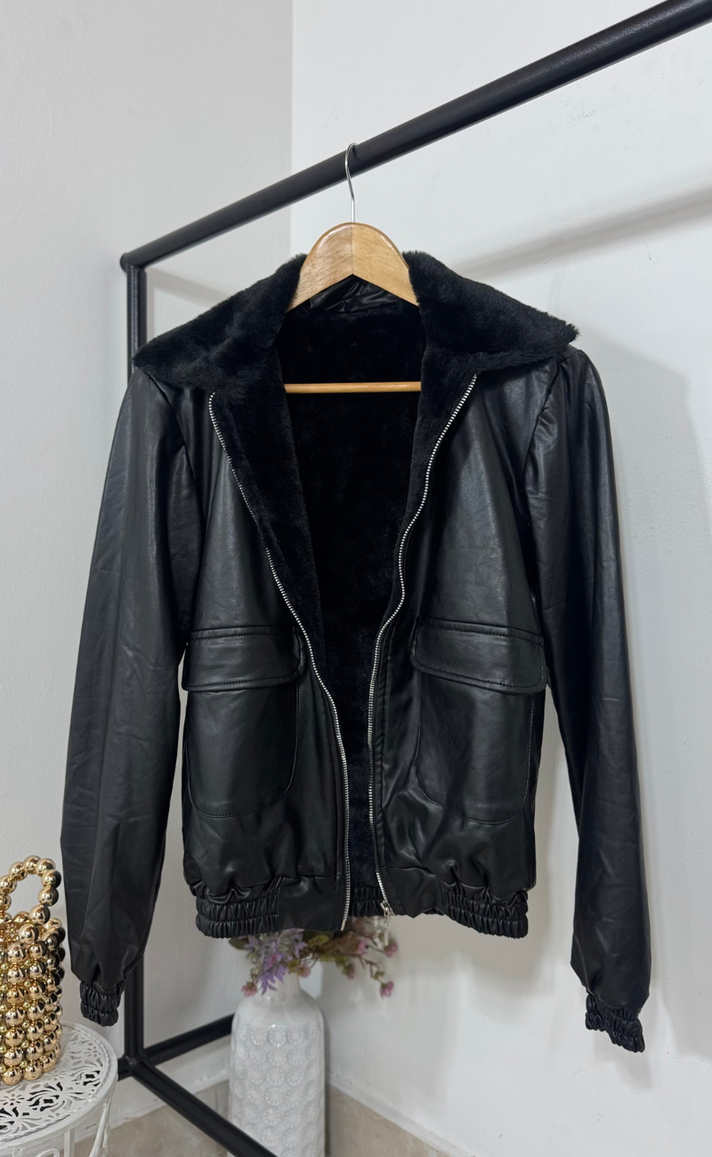 Chaqueta Cuerotex - Negra