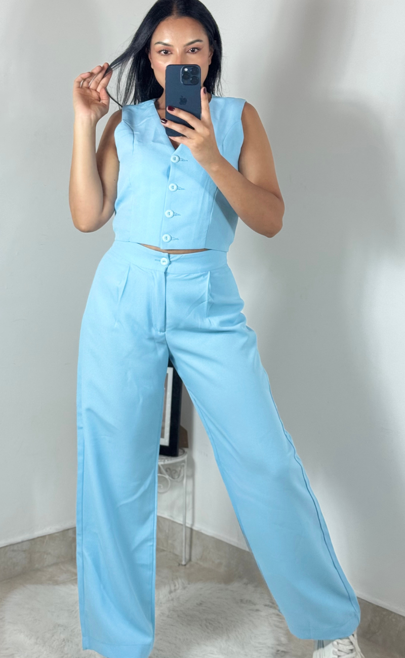 Set Chaleco y Pantalón - Talla L