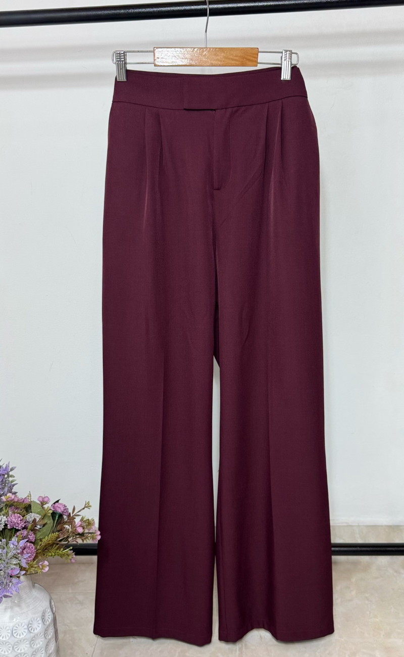 Pantalón en tela - Bota Recta