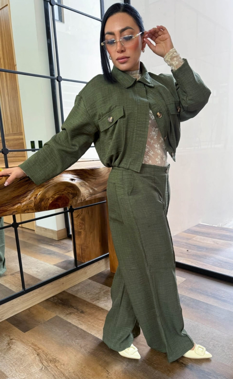Set de Chaqueta y Pantalón Casual