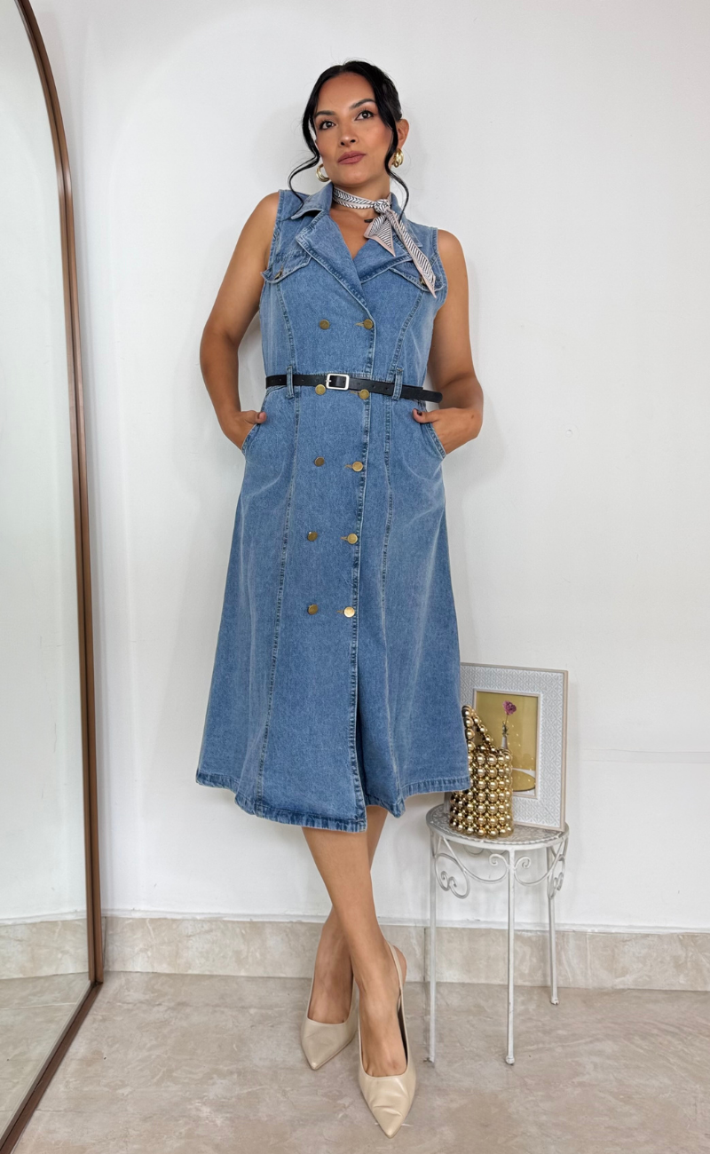 Vestido Midi de Jean