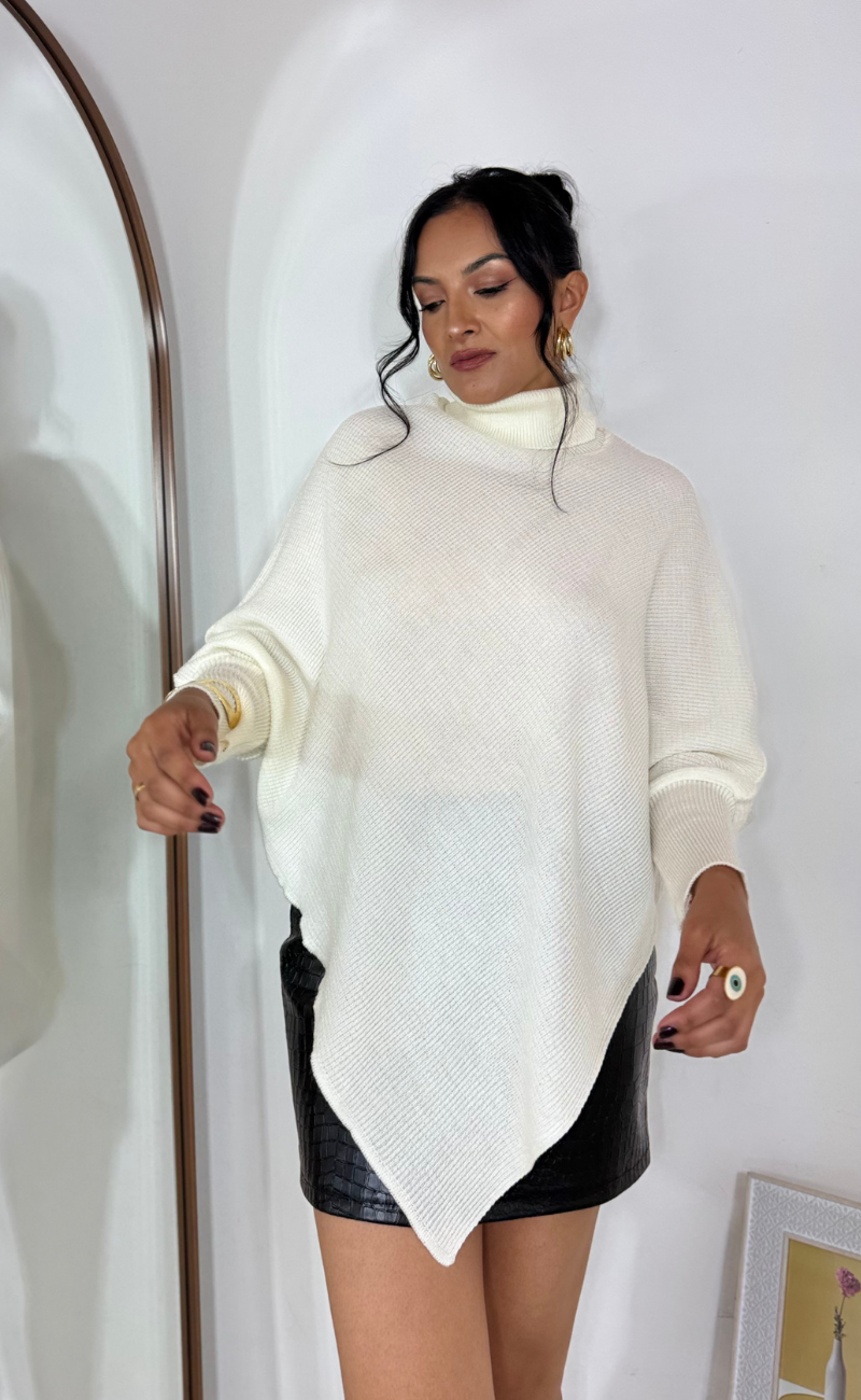 Sacos Ruana Saco Tipo Ruana con Mangas – Pink Shop