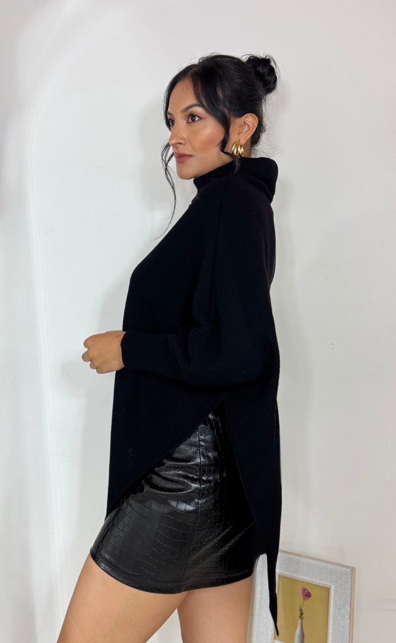 Saco Tipo Ruana con Mangas