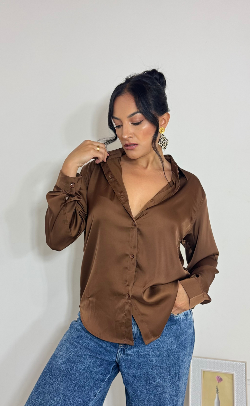 Camisa Satinada Básica