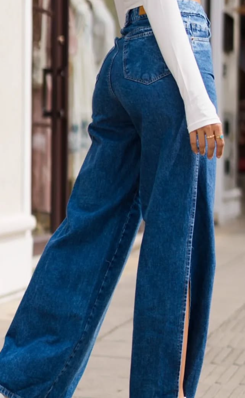 Jean bota abierta- Wide Leg