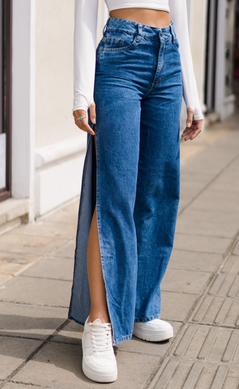 Jean bota abierta- Wide Leg