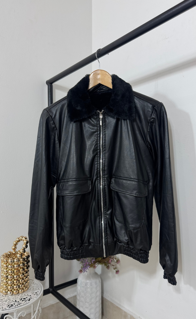 Chaqueta Cuerotex - Negra