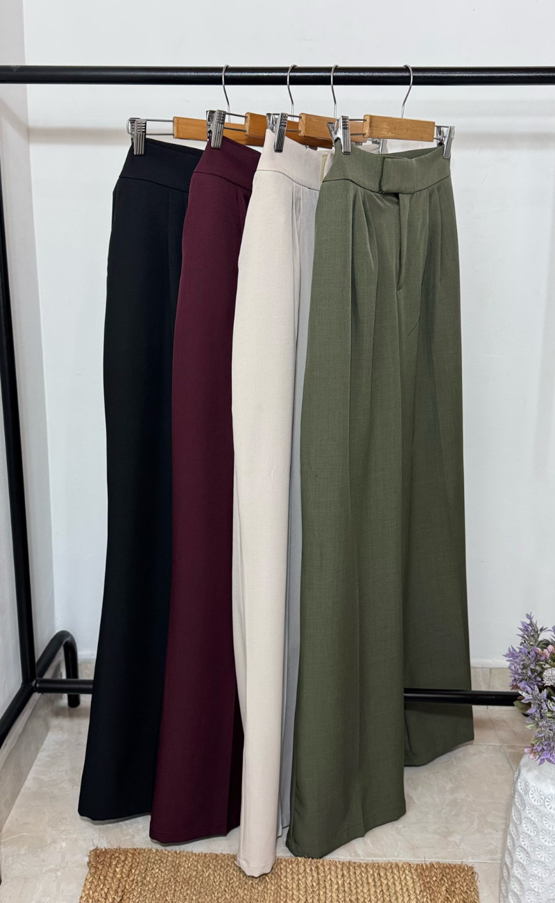 Pantalón en tela - Bota Recta