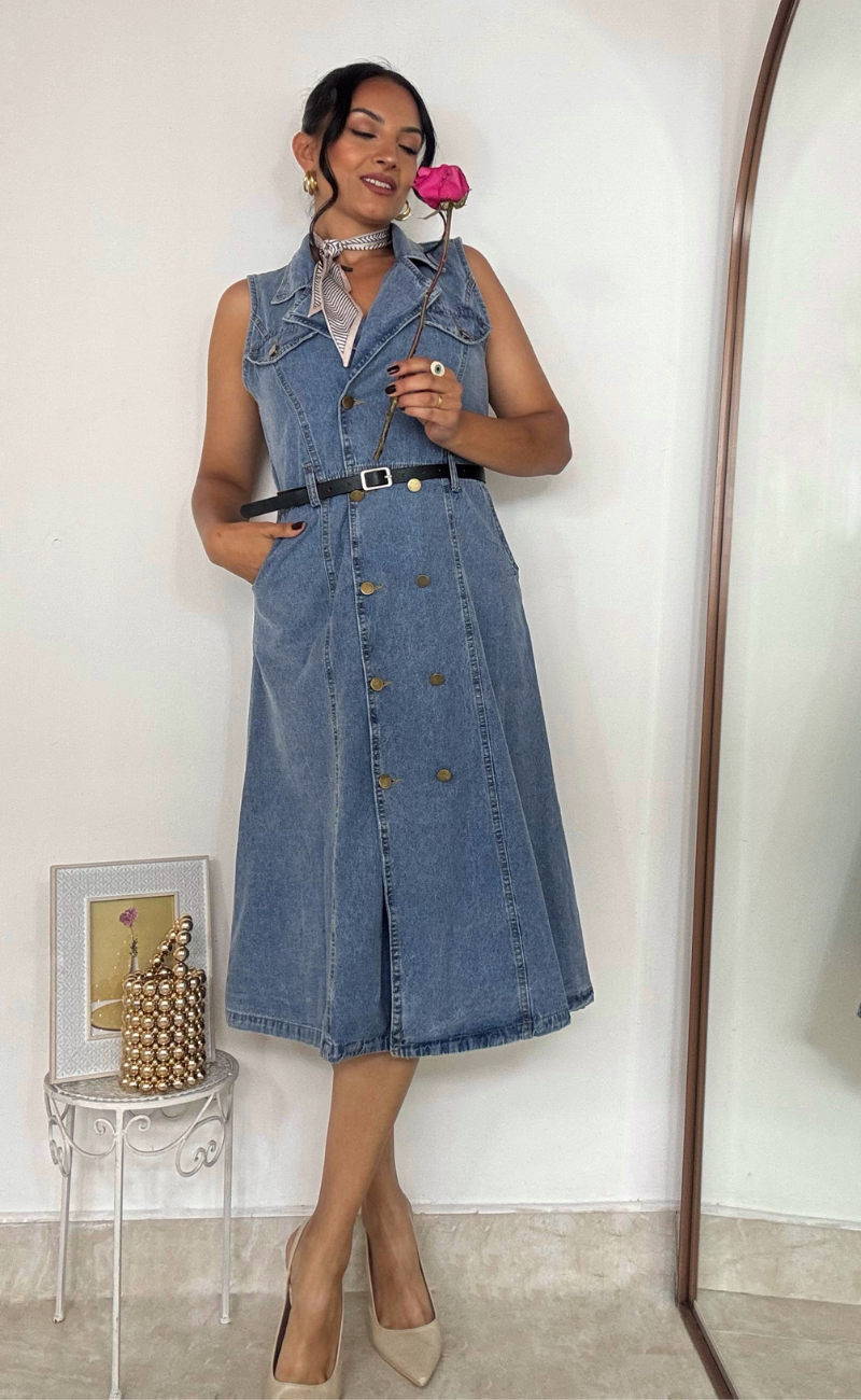 Vestido Midi de Jean